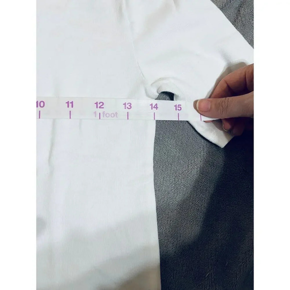 NWT J.Crew Size XS Short Sleeve Shirt Causal Women White Layering - Picture 5 of 7